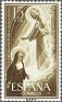 Spain - 1957 - Sacred Heart Of Jesus - 15 CTS - Castaño - Spain, Sacred Heart Of Jesus - Edifil 1206 - Sacred Heart of Jesus - 0